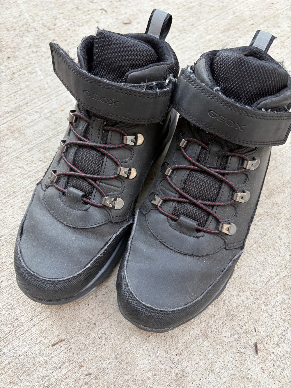 Geox boys half boots sz 3 youth like new condition